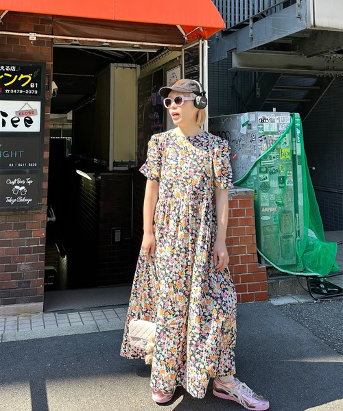 Alley Tokyo(アリートーキョー)の「古着っぽワンピ(ワンピース・レディース・ブラック/ブルー/ミント/ピンク・FREE)」の17枚目の写真