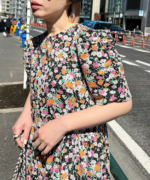 Alley Tokyo(アリートーキョー)の「古着っぽワンピ(ワンピース・レディース・ブラック/ブルー/ミント/ピンク・FREE)」の16枚目の写真