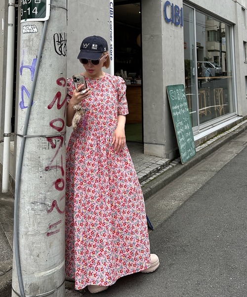 セール】古着っぽ花柄ワンピ（ワンピース）｜Alley Tokyo（アリー