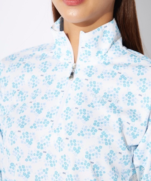 marie claire(マリ・クレール)の「【marie claire/マリ.クレール】レディースハーフジップ長袖シャツ 小花柄 ゴルフ(シャツ/ブラウス・レディース・イエロー/ブラック/ブルー・LARGE/XX-LARGE/X-LARGE/MEDIUM)」の15枚目の写真
