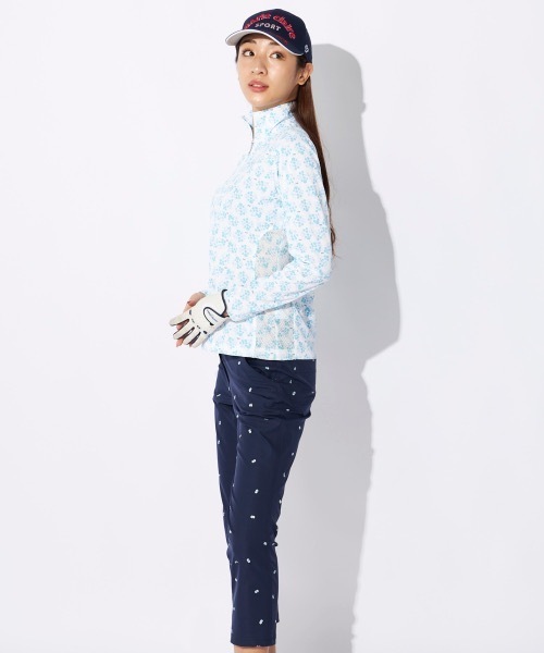 marie claire(マリ・クレール)の「【marie claire/マリ.クレール】レディースハーフジップ長袖シャツ 小花柄 ゴルフ(シャツ/ブラウス・レディース・イエロー/ブラック/ブルー・LARGE/XX-LARGE/X-LARGE/MEDIUM)」の20枚目の写真