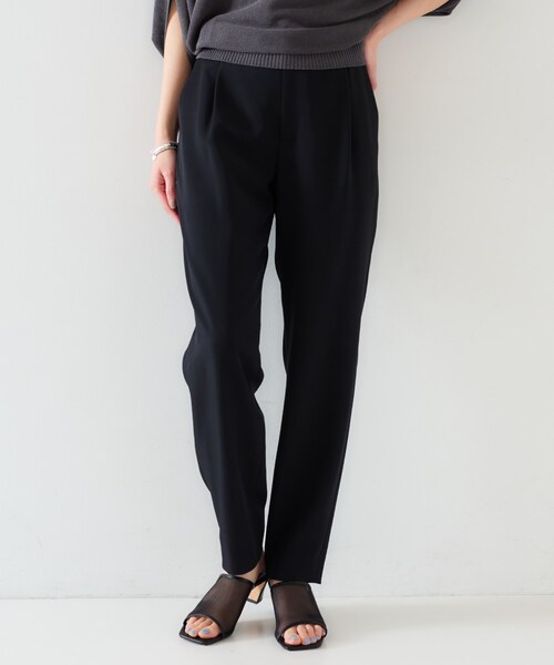 UNTITLED（アンタイトル）の「【オンオフ/ストレッチ】ツイルテーパードパンツ（その他パンツ・レディース・オフホワイト/ブラック/ブラウン系その他/ナチュラル・00/01/02/03/04/42/44/46/48/50）」の11枚目の写真