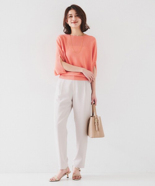 セール】【オンオフ/ストレッチ】ツイルテーパードパンツ（その他