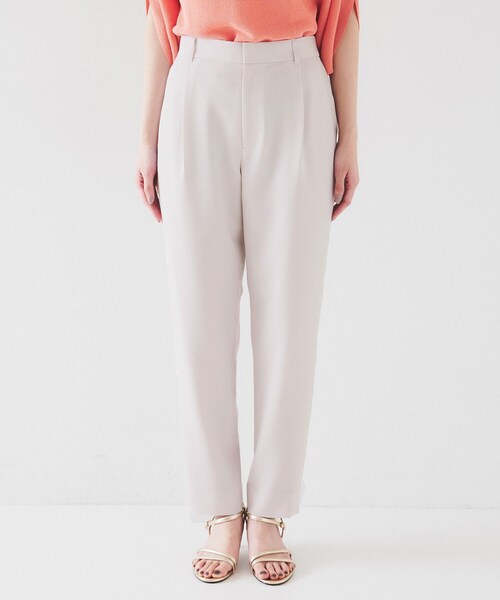 UNTITLED（アンタイトル）の「【オンオフ/ストレッチ】ツイルテーパードパンツ（その他パンツ・レディース・オフホワイト/ブラック/ブラウン系その他/ナチュラル・00/01/02/03/04/42/44/46/48/50）」の22枚目の写真