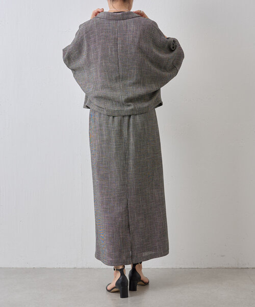 BEARDSLEY（ビアズリー）の「ツイードスカート（スカート・レディース・ブラック・FREE）」の4枚目の写真