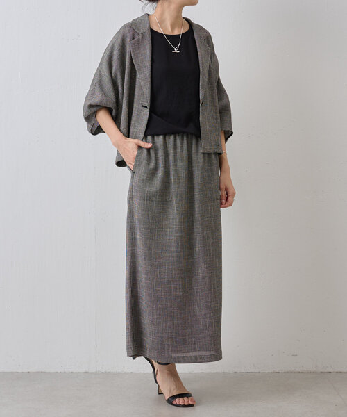 BEARDSLEY（ビアズリー）の「ツイードスカート（スカート・レディース・ブラック・FREE）」の5枚目の写真