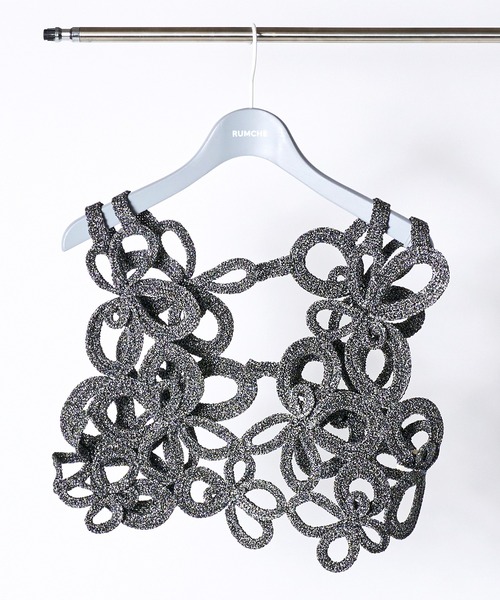 RUMCHE（ラムシェ）の「Lame Flower Bond Yarn Harness / ラメフラワー