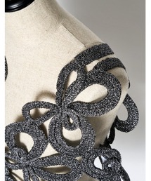 RUMCHE（ラムシェ）の「Lame Flower Bond Yarn Harness / ラメフラワー
