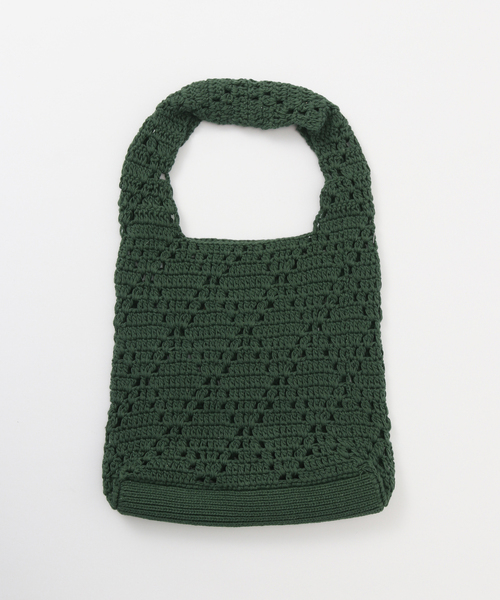 JOINT WORKS（ジョイントワークス）の「【irojikake/イロジカケ】クロシェットバッグ（ハンドバッグ・レディース・ベージュ/ピンク/グリーン・FREE）」の5枚目の写真