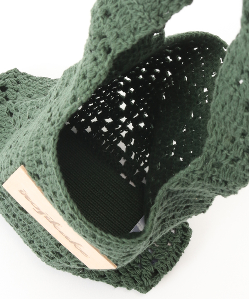 JOINT WORKS（ジョイントワークス）の「【irojikake/イロジカケ】クロシェットバッグ（ハンドバッグ・レディース・ベージュ/ピンク/グリーン・FREE）」の7枚目の写真