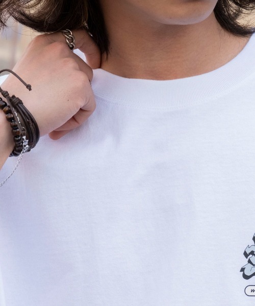 BEN DAVIS（ベンデイビス）の「∴WEGO/別注BENDAVISIプランプロゴT（Tシャツ/カットソー・メンズ・ブラック/ブラウン/ホワイト/スミクロ・SMALL/LARGE/MEDIUM）」の16枚目の写真