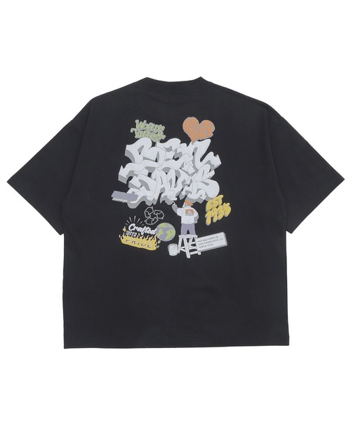 BEN DAVIS（ベンデイビス）の「∴WEGO/別注BENDAVISIプランプロゴT（Tシャツ/カットソー・メンズ・ブラック/ブラウン/ホワイト/スミクロ・SMALL/LARGE/MEDIUM）」の10枚目の写真