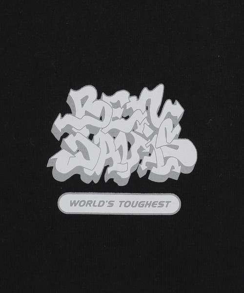 BEN DAVIS（ベンデイビス）の「∴WEGO/別注BENDAVISIプランプロゴT（Tシャツ/カットソー・メンズ・ブラック/ブラウン/ホワイト/スミクロ・SMALL/LARGE/MEDIUM）」の8枚目の写真