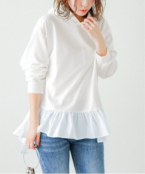 lesperance(レスぺランス)の「ティアード切換えプルオーバー(その他トップス・レディース・ホワイト/ブラック/ベージュ/グレー・フリー)」の6枚目の写真