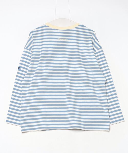 My sugar Babe（マイシュガーベイブ）の「MSB logo border long tee（Tシャツ/カットソー・メンズ・グリーン/ライトブルー/グレー/ネイビー・X-LARGE/LARGE/MEDIUM）」の5枚目の写真