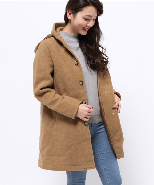 OUTLET(アウトレット)の「【CIAOPANIC TYPY】フードロングコート(その他アウター・レディース・キャメル・MEDIUM)」の1枚目の写真