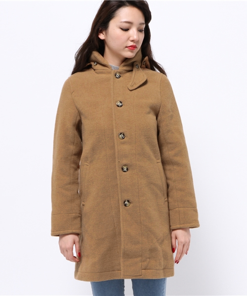 OUTLET(アウトレット)の「【CIAOPANIC TYPY】フードロングコート(その他アウター・レディース・キャメル・MEDIUM)」の2枚目の写真