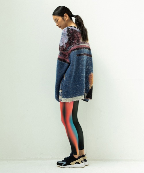 STOF（ストフ）の「STAR MOHAIR KNIT SWEATER（ニット/セーター・メンズ・ブルー/ブラック・FREE）」の10枚目の写真