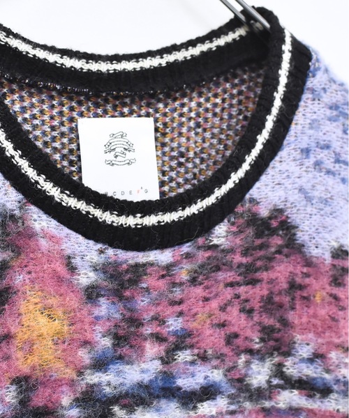 STOF（ストフ）の「STAR MOHAIR KNIT SWEATER（ニット/セーター・メンズ・ブルー/ブラック・FREE）」の16枚目の写真