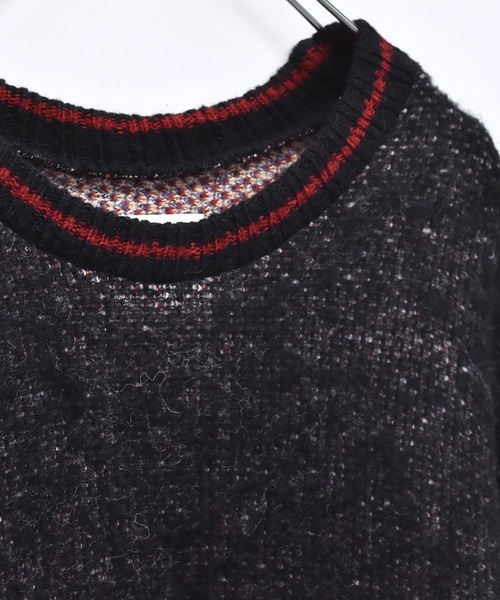 STOF（ストフ）の「STAR MOHAIR KNIT SWEATER（ニット/セーター・メンズ・ブルー/ブラック・FREE）」の18枚目の写真