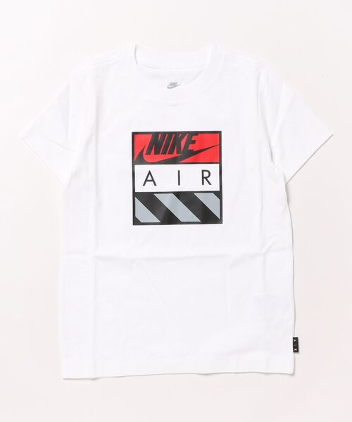 NIKE（ナイキ）の「《NIKEアパレル》K NK AIR TEE（Tシャツ/カットソー・キッズ・ホワイト/ブラック・130/140/150/160）」の2枚目の写真