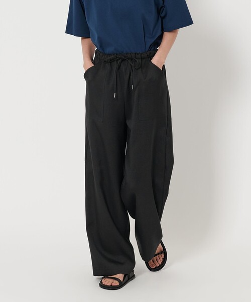 MARW UNITED ARROWS(マルゥ ユナイテッドアローズ)の「<MARW UNITED ARROWS>ドローストリング イージーパンツ ‐防汚‐(その他パンツ・レディース・グレー/ブラック・34/36/38)」の4枚目の写真