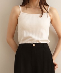 【NOAHL】カップ付きナチュラルキャミソール