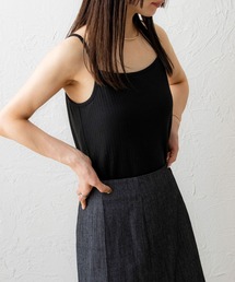 【NOAHL】カップ付きナチュラルキャミソール