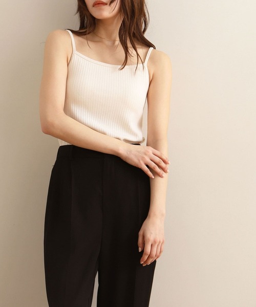 NOAHL（ノアル）の「【NOAHL】カップ付きナチュラルキャミソール（キャミソール・レディース・アイボリー/グレー/ベージュ/モカ/ブラック・S/M/L）」の22枚目の写真