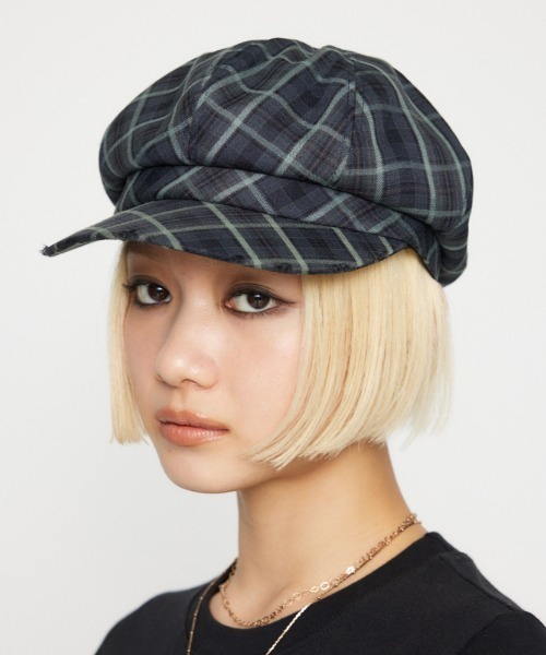 G*1様 ジェネラルリサーチ キャスケット ボーダー 2000年秋冬 激レア セール】CHECK キャスケット（キャスケット）｜LAGUA GEM