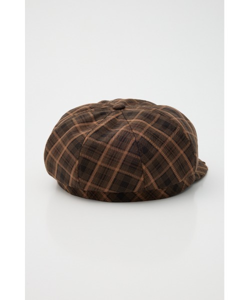 LAGUA GEM(ラグアジェム)の「CHECK キャスケット(キャスケット・レディース・ネイビー/ブラウン・FREE)」の4枚目の写真