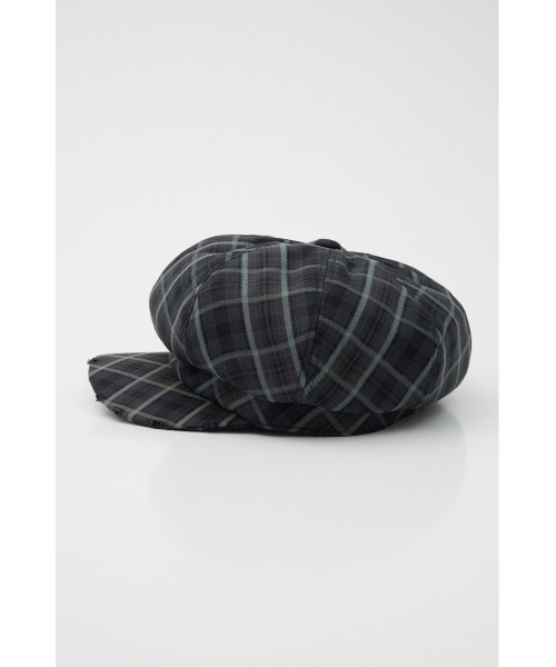 LAGUA GEM(ラグアジェム)の「CHECK キャスケット(キャスケット・レディース・ネイビー/ブラウン・FREE)」の9枚目の写真