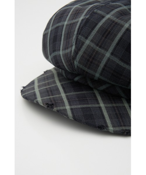 LAGUA GEM(ラグアジェム)の「CHECK キャスケット(キャスケット・レディース・ネイビー/ブラウン・FREE)」の13枚目の写真