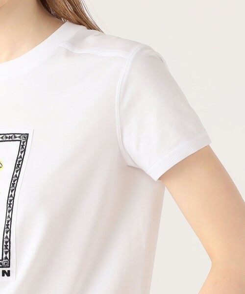 caban（キャバン）の「スビンコットン ビンテージフラワーエンブロイダリーTシャツ（Tシャツ/カットソー・レディース・ブラック系その他/ホワイト系その他・FREE）」の9枚目の写真