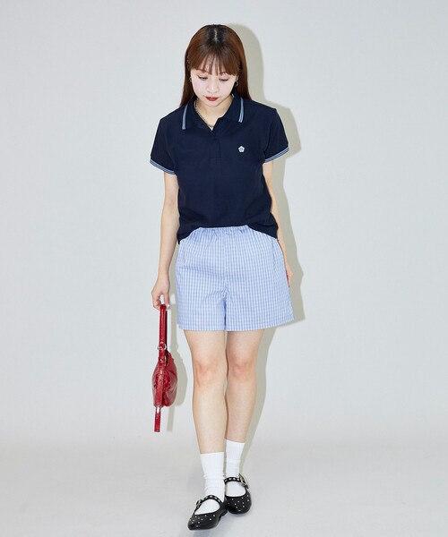 MARY QUANT × PUBLUX/マリークワント ロゴネーム付き イージー