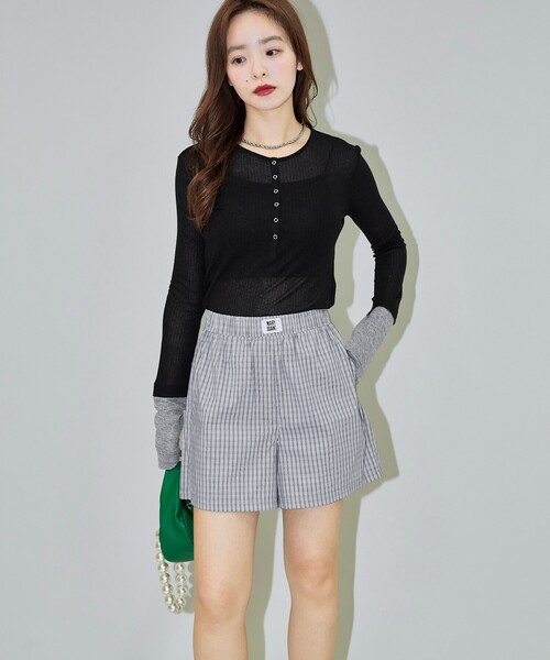 セール】MARY QUANT × PUBLUX/マリークワント ロゴネーム付き イージー