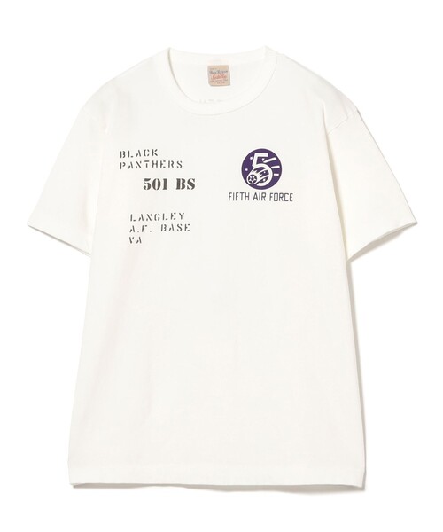 Buzz Rickson's（バズリクソンズ）の「BUZZ RICKSON’S / AIR FORCE T-SHIRT（Tシャツ/カットソー・レディース・ホワイト・SMALL）」の2枚目の写真