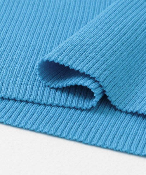 SENSE OF PLACE by URBAN RESEARCH（センスオブプレイスバイアーバンリサーチ）の「スクエアネックバイカラーコンパクトセーター（ニット/セーター・レディース・ブラック/グリーン/アイボリー・ONE）」の8枚目の写真