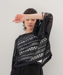 paper yarn hole knit(ペーパーヤーンホールニット)