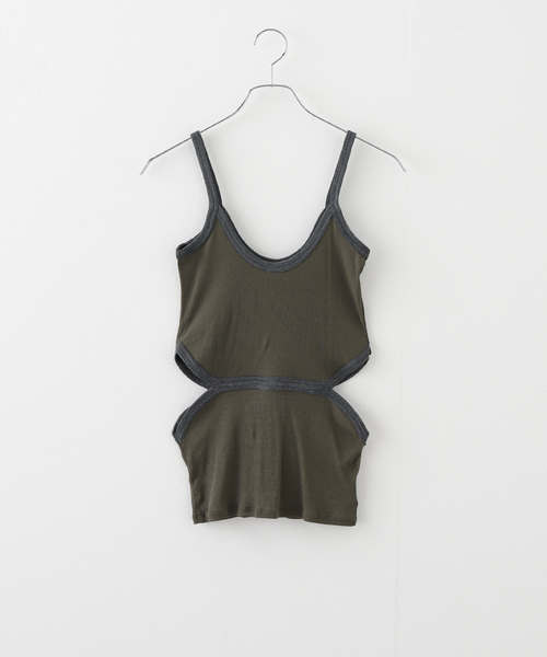 セール】【FUMIE TANAKA(フミエタナカ)】diamoud cut cami