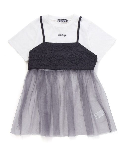 ZIDDY（ジディ）の「シアービスチェドッキングTシャツ(130~160cm)（Tシャツ/カットソー・キッズ・ブラック・130cm/140cm/150cm/FREE）」の10枚目の写真