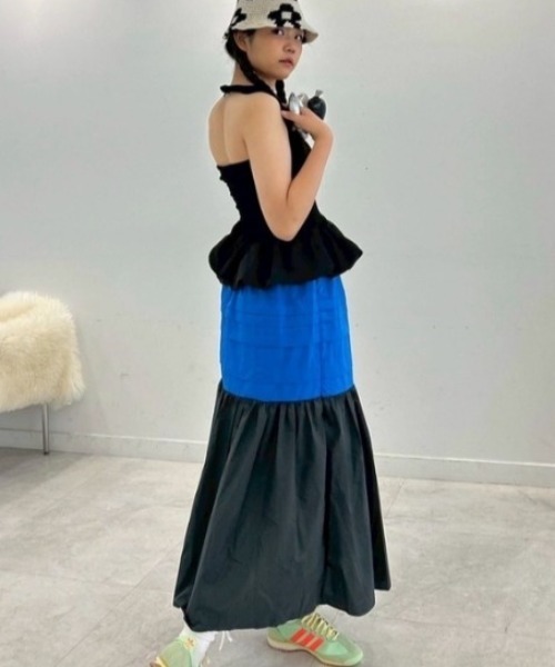 ipugo(イプゴ)の「ipugo/イプゴ バルーンホルダーネック タンクトップ 秋物 秋服 2026年秋冬(タンクトップ・レディース・ホワイト/ブラック・FREE)」の17枚目の写真