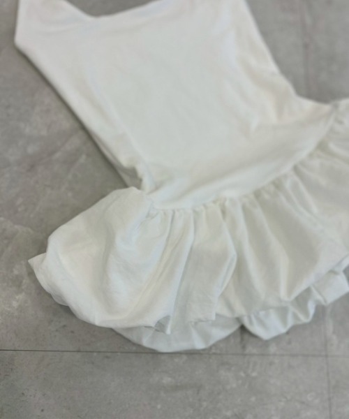 ipugo(イプゴ)の「ipugo/イプゴ バルーンホルダーネック タンクトップ 秋物 秋服 2026年秋冬(タンクトップ・レディース・ホワイト/ブラック・FREE)」の22枚目の写真