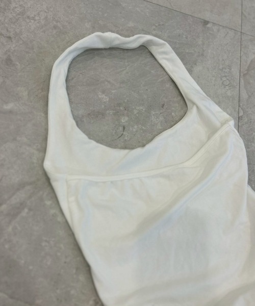 ipugo(イプゴ)の「ipugo/イプゴ バルーンホルダーネック タンクトップ 秋物 秋服 2026年秋冬(タンクトップ・レディース・ホワイト/ブラック・FREE)」の21枚目の写真