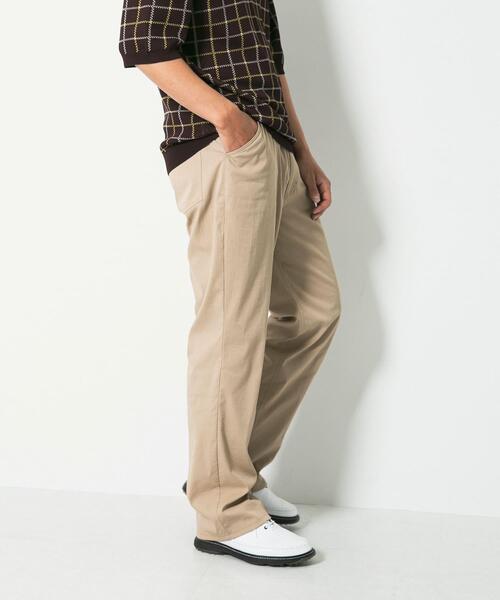 URBAN RESEARCH Sonny Label（アーバンリサーチサニーレーベル）の「OOPS　プリプリストレッチパンツ（その他パンツ・メンズ・ブラック/ネイビー/ベージュ・MEDIUM/LARGE/X-LARGE）」の3枚目の写真