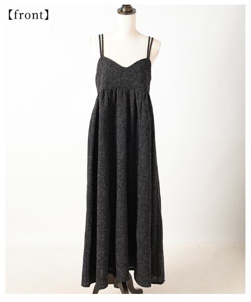 ツイードサロペットスカート（ワンピース）｜Sawa a la mode（サワ