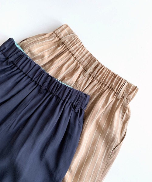 Q（キュー）の「裾ドロストストレートパンツ（その他パンツ・レディース・ベージュ系その他/チャコールグレー・MEDIUM）」の7枚目の写真