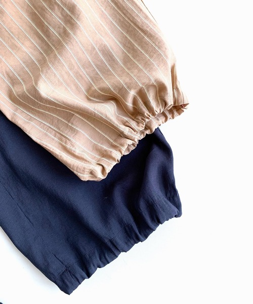 Q（キュー）の「裾ドロストストレートパンツ（その他パンツ・レディース・ベージュ系その他/チャコールグレー・MEDIUM）」の10枚目の写真