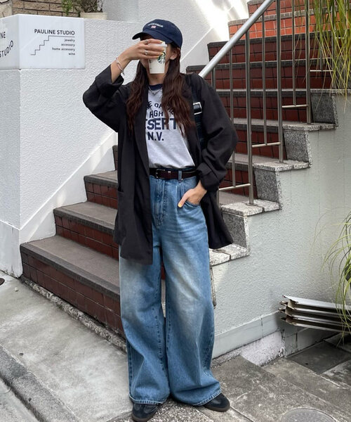DISCOAT(ディスコート)の「【ユニセックス】アソートロゴプリントリンガーTシャツ(Tシャツ/カットソー・レディース・チャコールグレー/ライトグレー/ベージュ・SMALL/MEDIUM)」の18枚目の写真