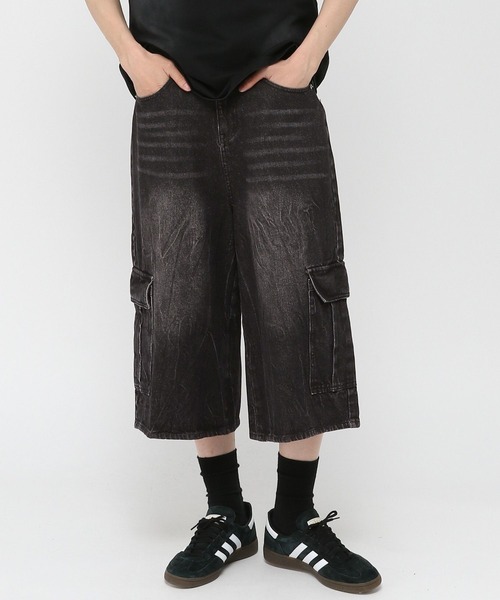 3.3 Field Trip （3.3フィールドトリップ）の「3.3 Field Trip／カーゴバミューダパンツ（カーゴパンツ・メンズ・チャコール/カーキ/ブラック・LARGE/MEDIUM）」の2枚目の写真